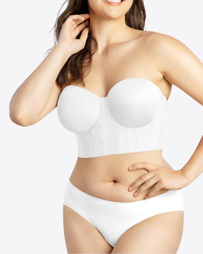 BackBare Low Back Strapless Bra Invisible Support for Backless Styles - Comfortable Shaping Without the Straps - 50% OFF