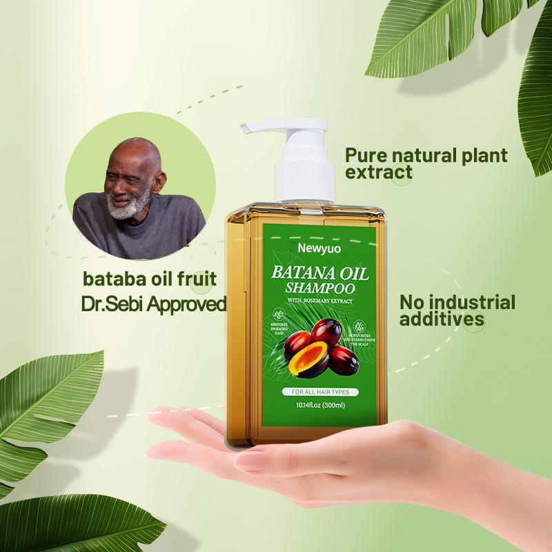 Newyuo Batana Oil & Rosemary Shampoo - The Secret to Fuller, Healthier Hair + 1+1 FREE