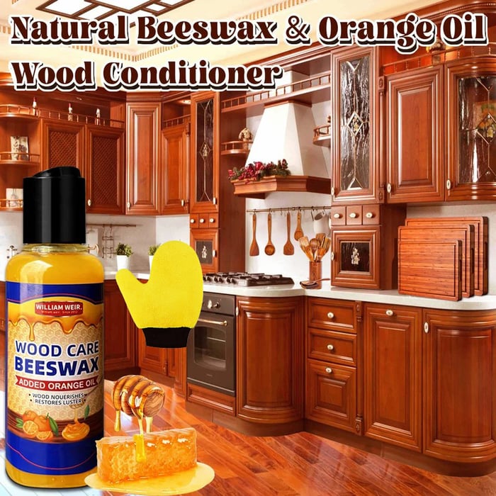 Natural Beeswax & Orange Oil Wood Conditioner - 50% OFF