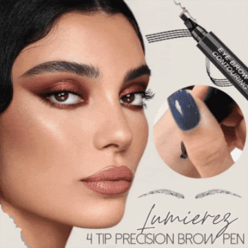 The 4-Tip Precision Brow Pen - The Microblading Look, No Needles + 50% OFF
