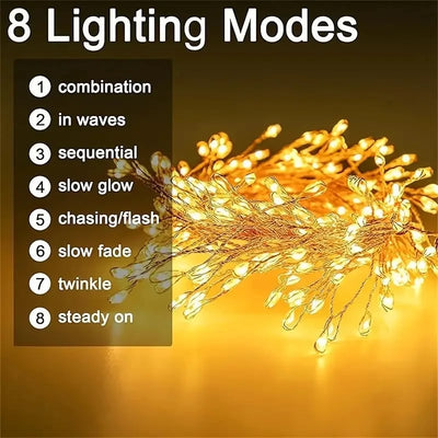 The Firecracker Light String - A Brighter, More Magical Glow + 50% OFF