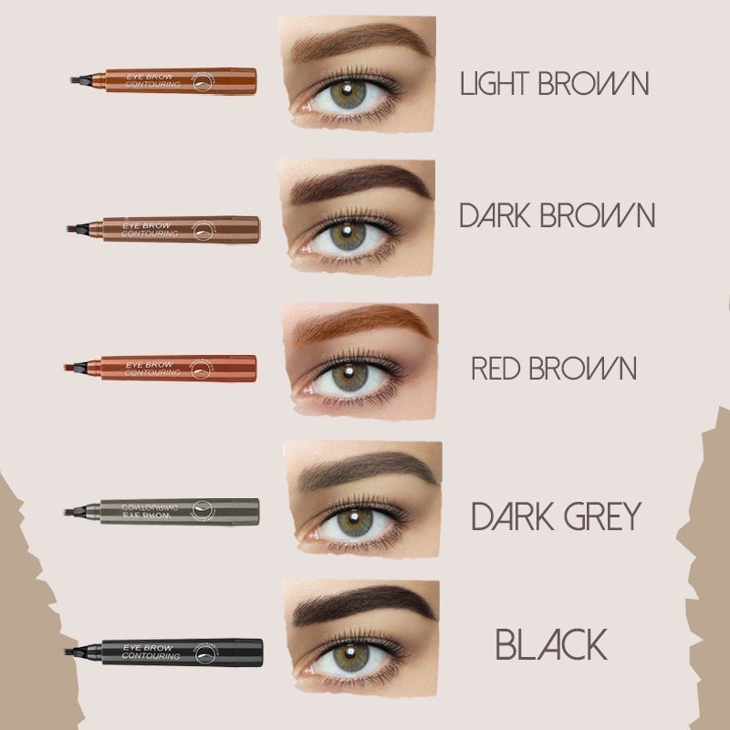 The 4-Tip Precision Brow Pen - The Microblading Look, No Needles + 50% OFF