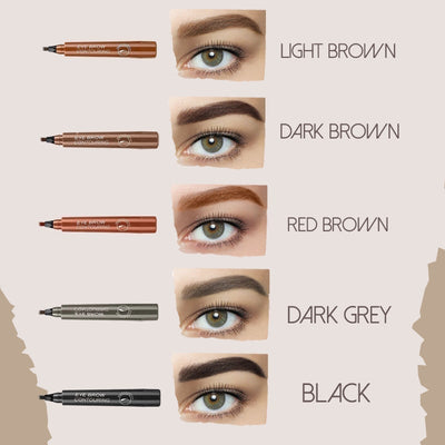 The 4-Tip Precision Brow Pen - The Microblading Look, No Needles + 50% OFF