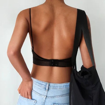 Low Back Wireless Lifting Lace Bra – Effortless Lift, Invisible Confidence - 1+1 Free