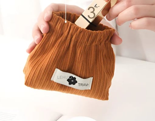 TieNest Corduroy Hair Tie Organizer - Chic Storage for Scrunchies & Bands - 50% OFF