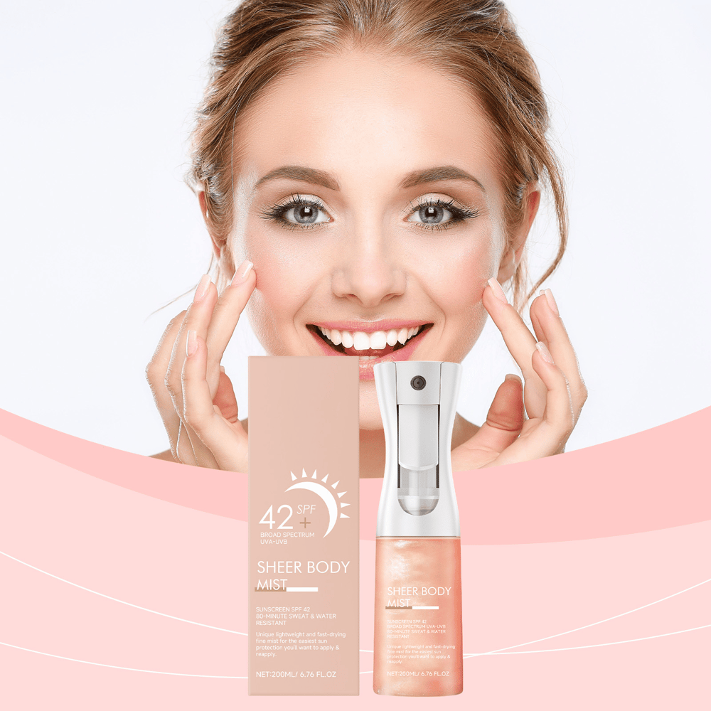 SunMist Glow Body Shield SPF 42 – Sheer Protection, Radiant Finish - 50% OFF