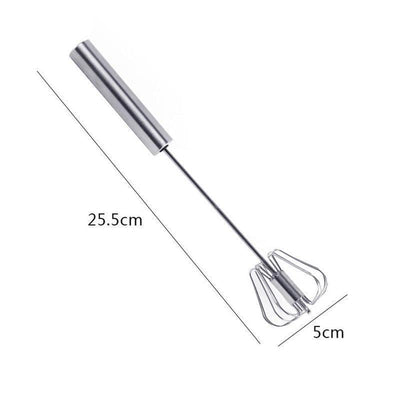 Stainless Steel Semi-Automatic Whisk – Whip Smarter, Not Harder - 50% OFF