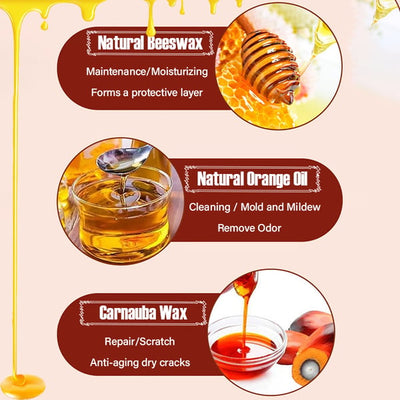 Natural Beeswax & Orange Oil Wood Conditioner - 50% OFF
