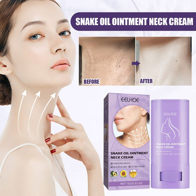 LiftaGlow Neck Stick Oil-Nourishing Firming Balm - Targets Neck Wrinkles & Sagging Skin - 1+1 FREE