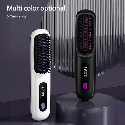 Cordless Hair Straightening Brush – Perfect Hair Anytime, Anywhere! - 60% OFF