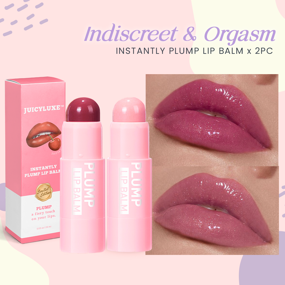 LuxePlump Lip Balm – Instant Fullness & Hydration - 1+1 FREE
