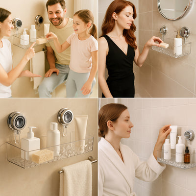 AquaEase Organizer – Declutter Your Shower, Amplify Your Space - 50% OFF