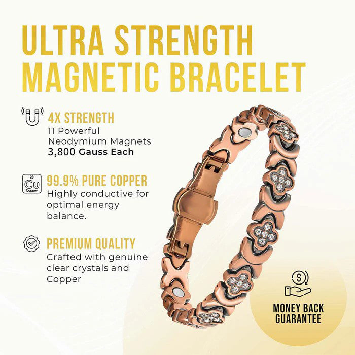 The MagnaCalm Copper Bracelet - Relief Disguised as Jewelry + 50% OFF
