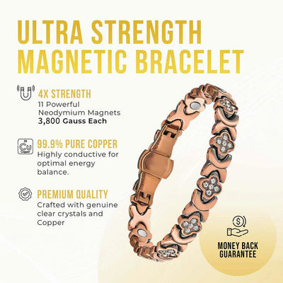 The MagnaCalm Copper Bracelet - Relief Disguised as Jewelry + 50% OFF