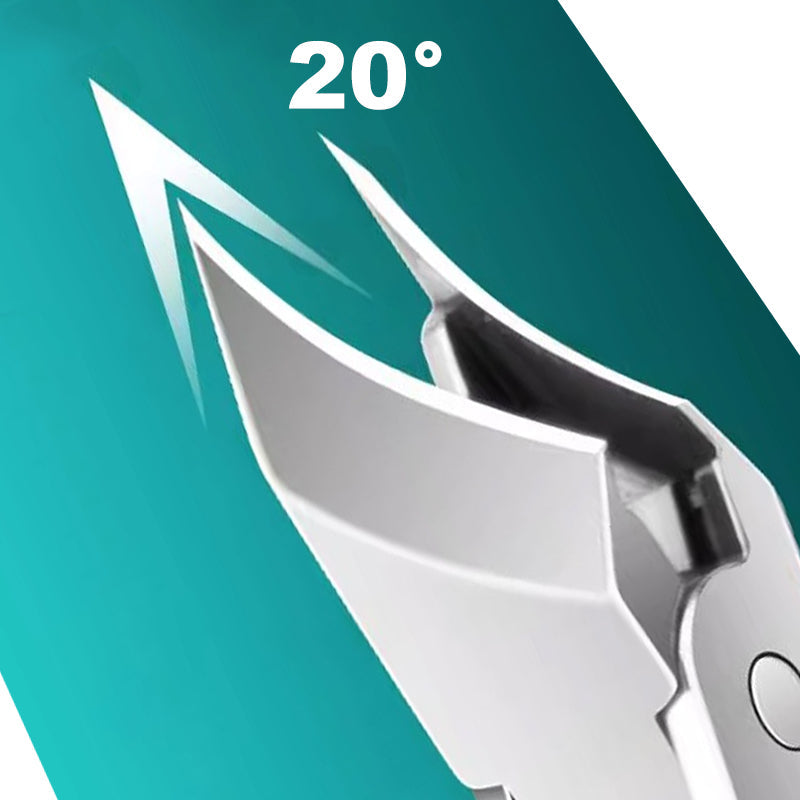 PrecisionGuard 25° Slant Edge Nail Clipper Set – Clean Cuts, No Mess - 50% OFF