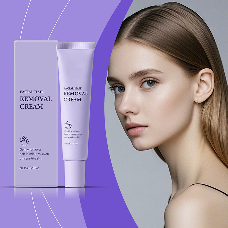 SilkEase Facial Hair Removal Cream – Smooth Skin, Zero Pain - 50% OFF