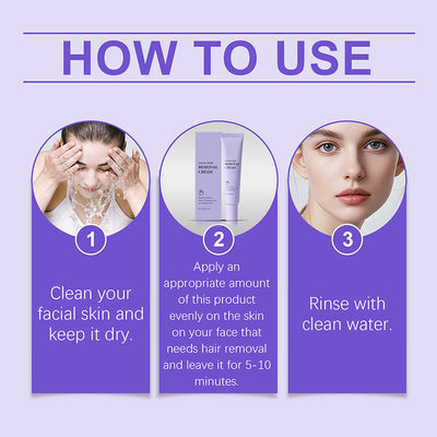 SilkEase Facial Hair Removal Cream – Smooth Skin, Zero Pain - 50% OFF