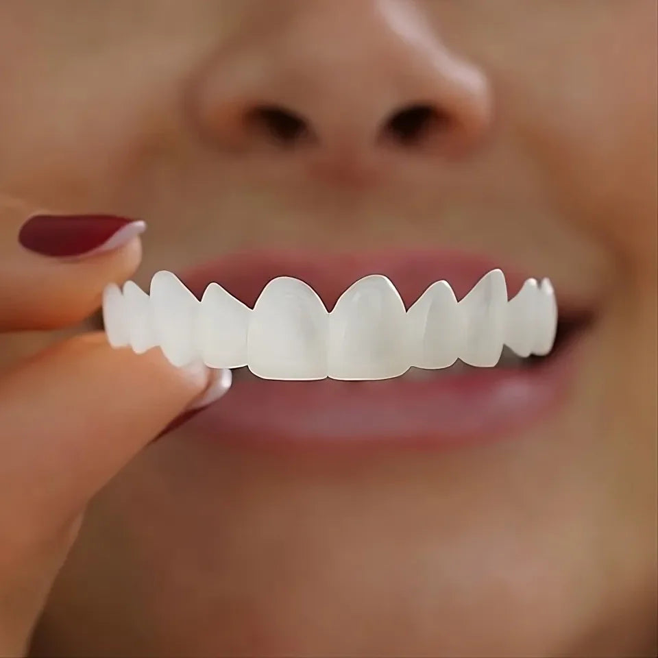Instant Smile Veneers – Natural White Finish Removable Design - 50% OFF