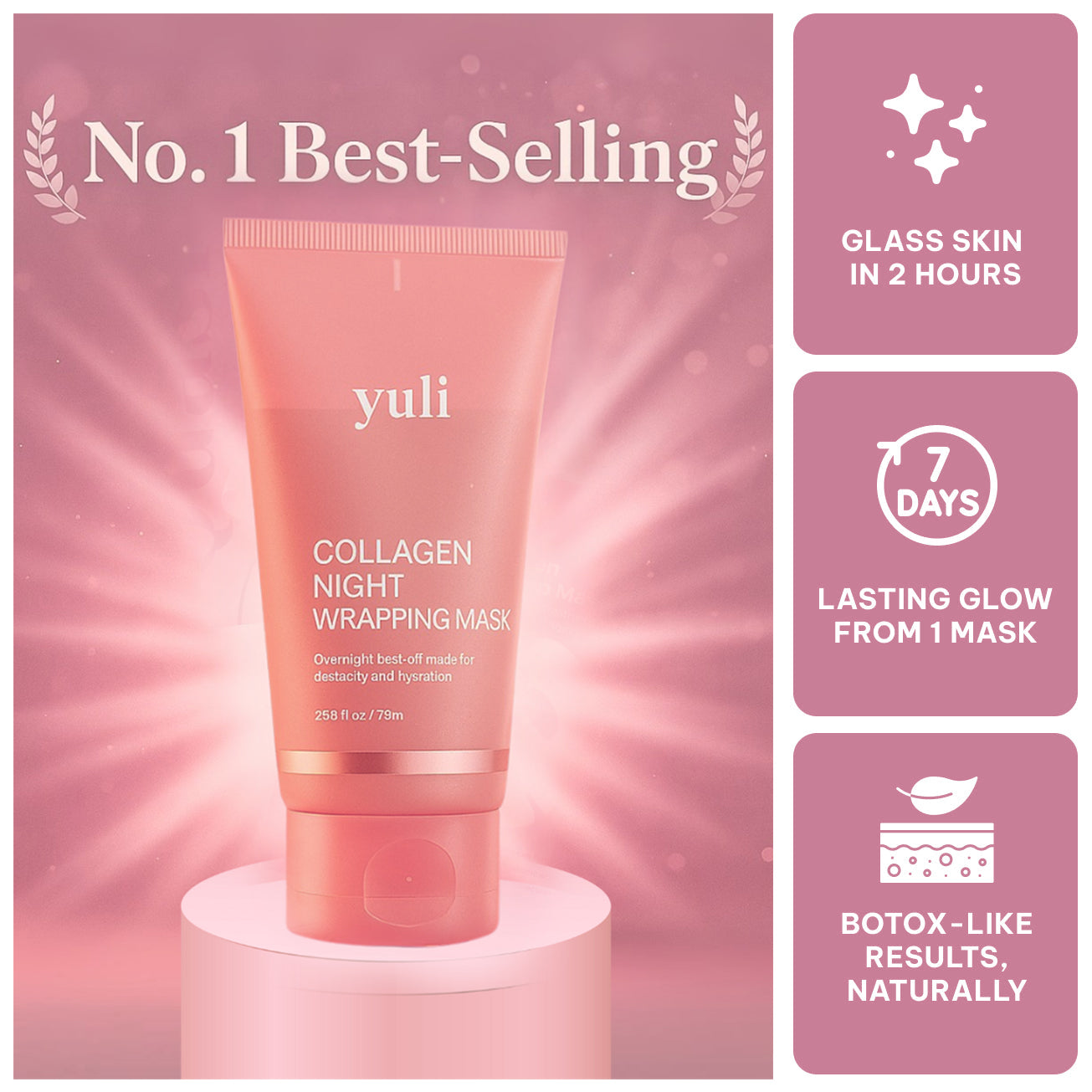 The CollagenWrap Night Mask - Wake Up to Plumper, Younger Skin + 50% OFF