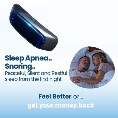 SilentEase Smart Anti-Snoring Device – Restful Sleep, Every Night - 60% OFF